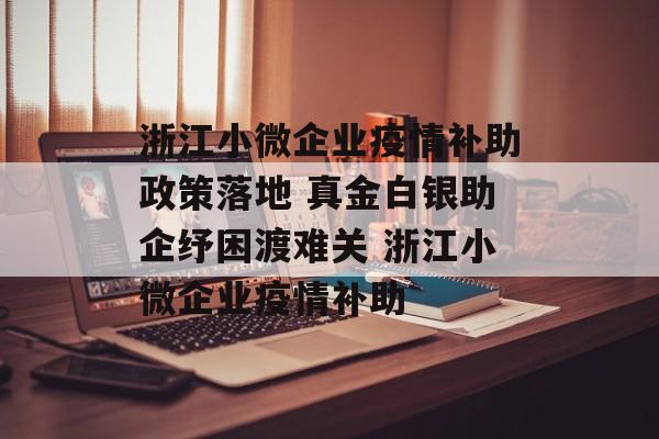 浙江小微企业疫情补助政策落地 真金白银助企纾困渡难关 浙江小微企业疫情补助